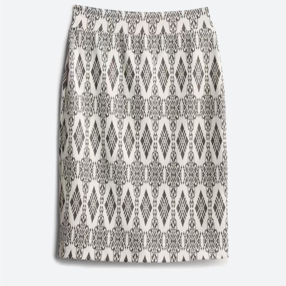 NWT Renee C Leena Tribal Printed Stretch Skirt
